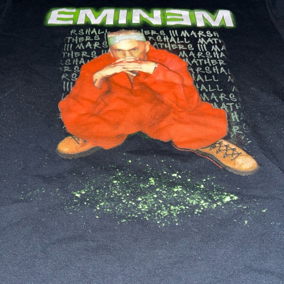 Eminem Tour Shirt Rap Hip Hop
Marshall Mathers 2000s Criminal - Picture 2 of 4